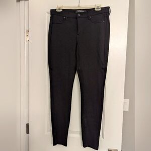 Black Slim Fit Pants with Pockets